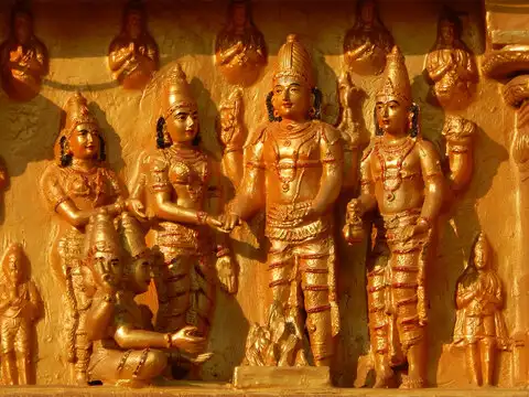 Gold, silver and copper used in construction