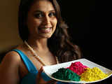 Rani Mukherjee prepares to celebrate Holi