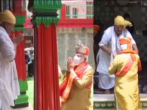 PM Modi offers prayers at Hanuman Garhi Temple in Ayodhya ahead of &lsquo;Bhoomi Pujan&rsquo; of Ram Temple