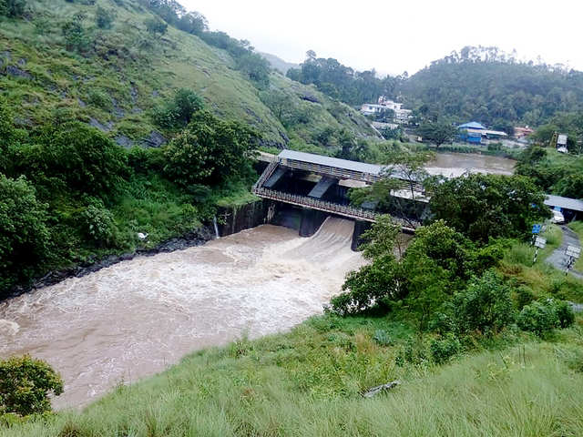 Overflowing river