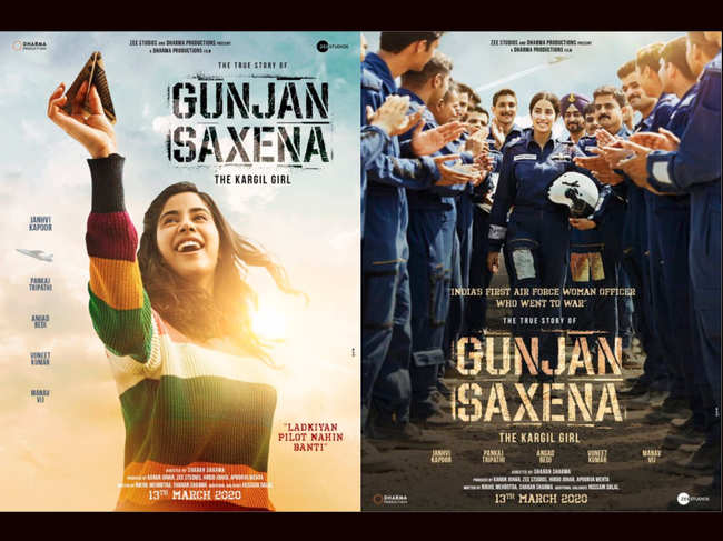 The movie is based on the life of IAF officer Gunjan Saxena who became the first woman pilot to take part in the 1999 Kargil war.