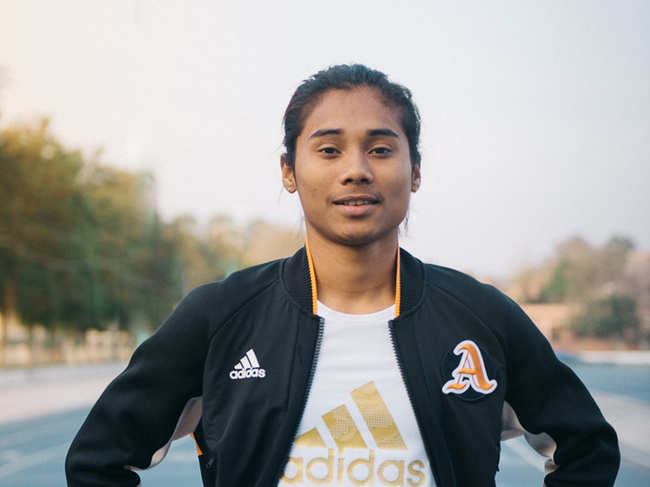 Hima Das started field training a month ago.