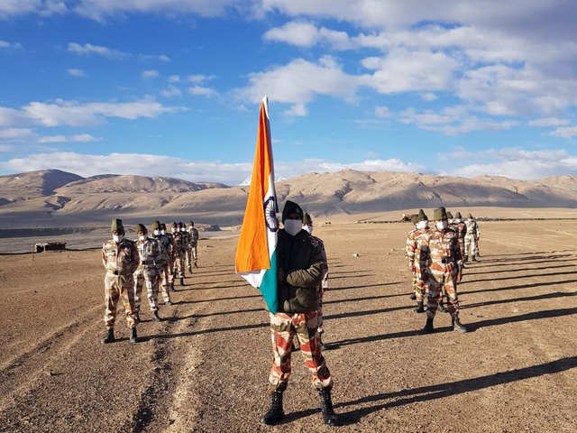 The ITBP soldiers sung patriotic songs on the occasion. The mashup was released on social media by ITBP.