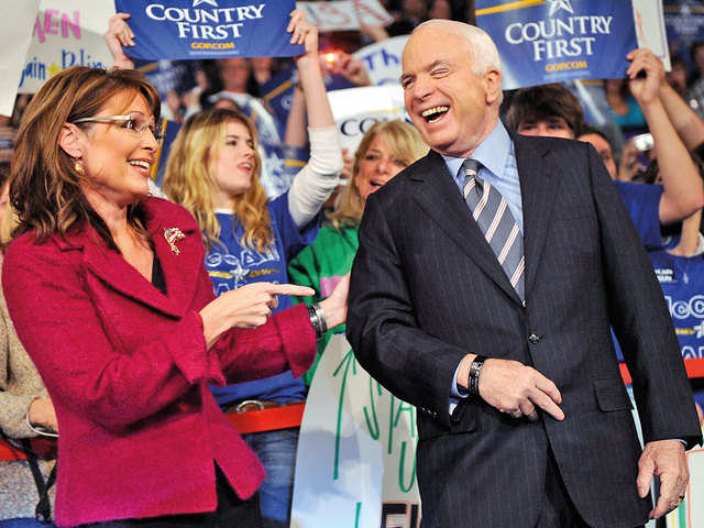 John McCain & Sarah Palin 