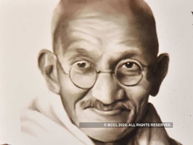 The spectacles formed an important and iconic part of Gandhi's overall appearance.