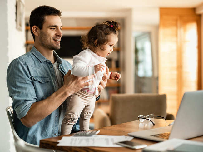 working from home-family_iStock