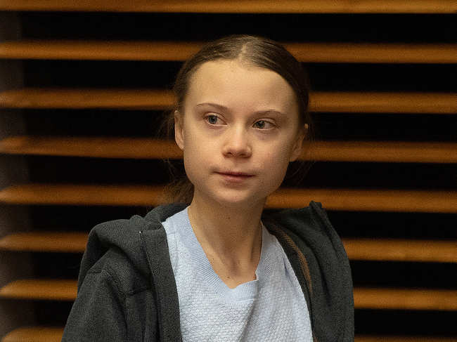 ​It wasn't clear which school Greta Thunberg was attending.​