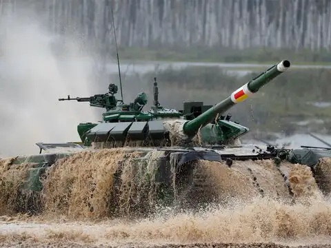 Weapon systems on display