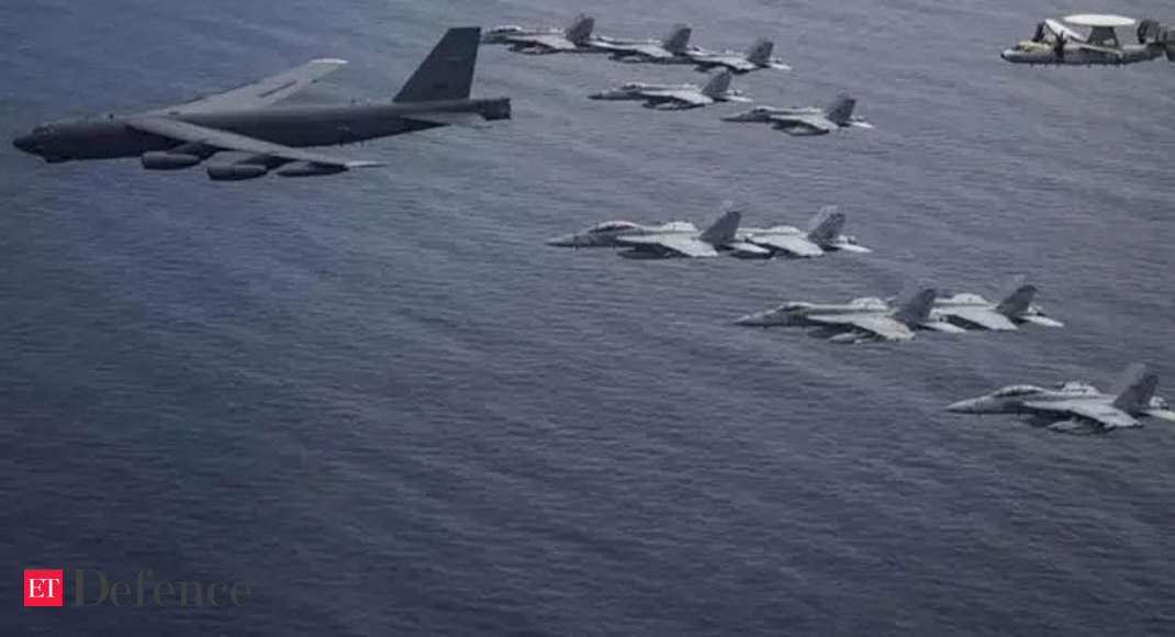 U.S. flies B-52 bombers over Europe to show NATO solidarity - The Economic  Times