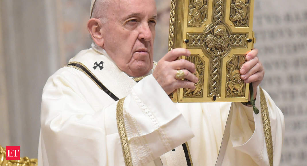 Pope Francis What Happens When Pandemic Locks Down A Globe Trotting Pope The Economic Times