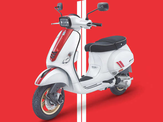 ​The special-edition Vespa Racing Sixties​ scooters were unveiled earlier this year at the Auto Expo 2020​.
