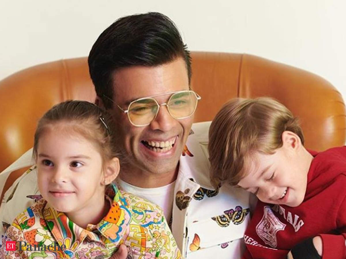 Karan Johar S Twins Karan Johar Pens Children S Book The Big Thoughts Of Little Luv Inspired By His Twins The Economic Times