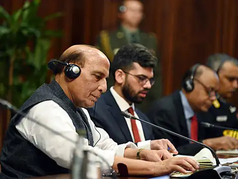 A bilateral meeting