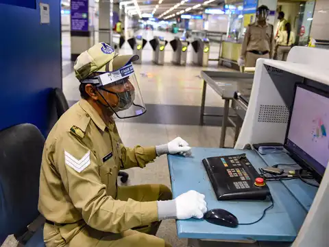 A security person