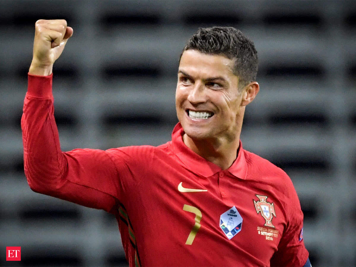 Cristiano Ronaldo News Cristiano Ronaldo Surpasses 100 International Goals Just Eight Short Of Ali Daei S Record The Economic Times