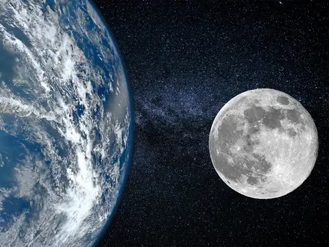 Giant lunar leap