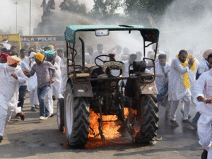 Farmer protest