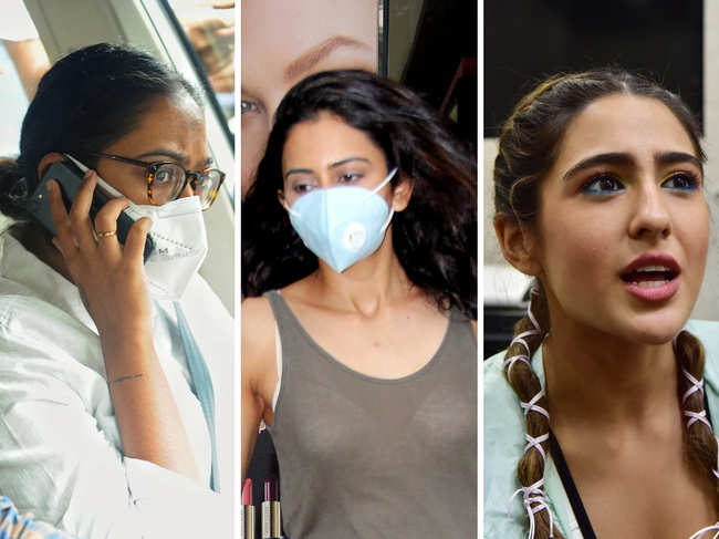 ​After Jaya Saha (L), NCB is going to summon Rakul Preet Singh (C), Sara Ali Khan (R) ​and fashion designer Simon Khambata (not pictured this week in connection with an ongoing drugs probe.​