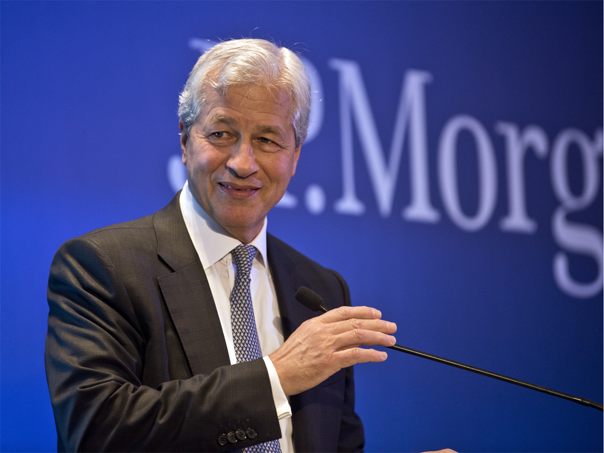 Dimon: JPMorgan Chase: Central banks doing a lot, we need more fiscal policies: Jamie  Dimon, JPMorgan Chase - The Economic Times
