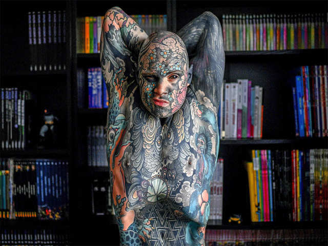 Top 88 about most tattooed man in india super cool  indaotaonec