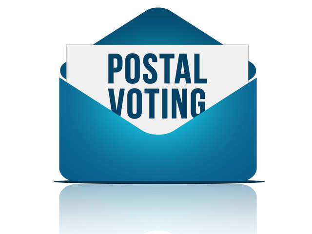 Postal votes allowed