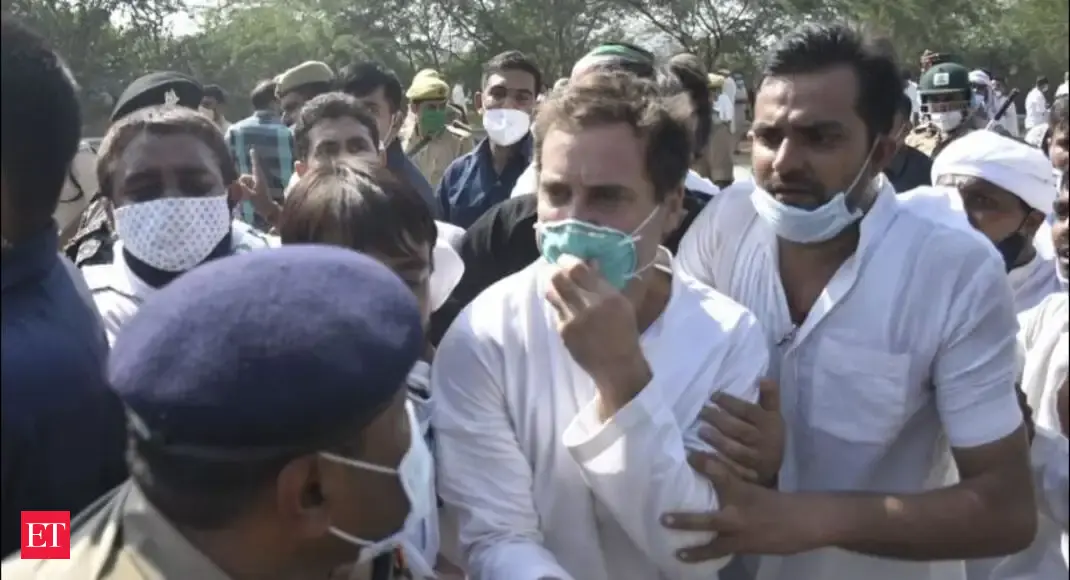 Rahul Gandhi | Hathras gangrape Case: Rahul Gandhi, Priyanka Gandhi detained by police at Yamuna Expressway