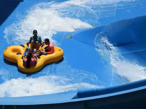 Swimming pools, entertainment parks