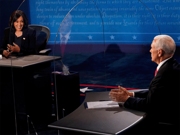 US Vice Presidential Debate 2020 Highlights: Harris and Pence spar over trade wars and the pandemic