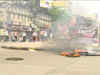 West Bengal: Arson and violence breaks out at BJP rally in Kolkata