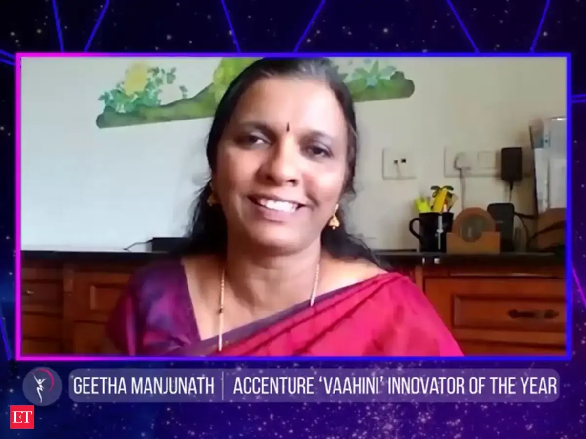ETPWLA 2020: Geetha Manjunath awarded 'Accenture 'Vaahini' Innovator of ...