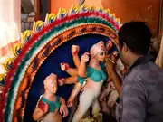 Durga Puja goes digital in Delhi with online darshan, home delivery of prasad Durga Puja goes digital in Delhi with online darshan, home delivery of prasad