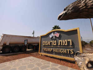 trump heights israel afp