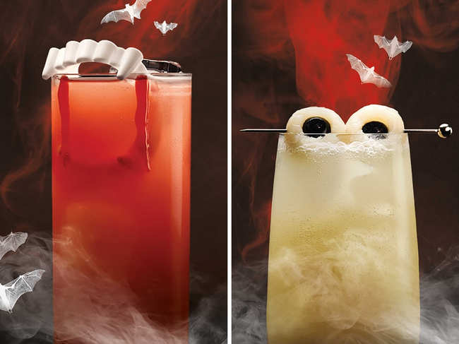 These Halloween cocktails will serve as a trick and treat for your guests.