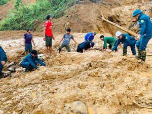 vietnam landslide flood ap