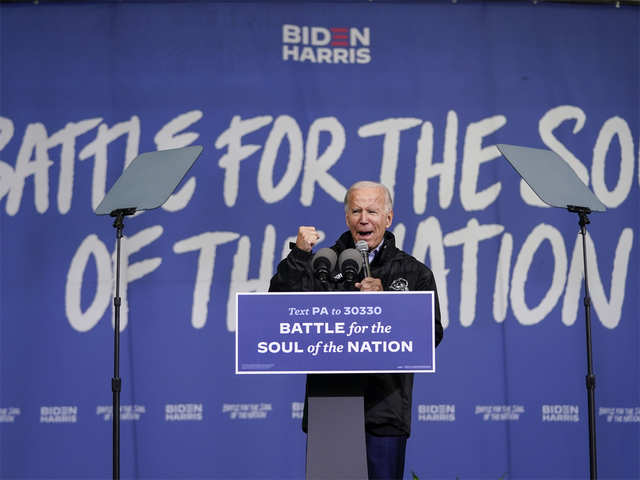 Biden leads