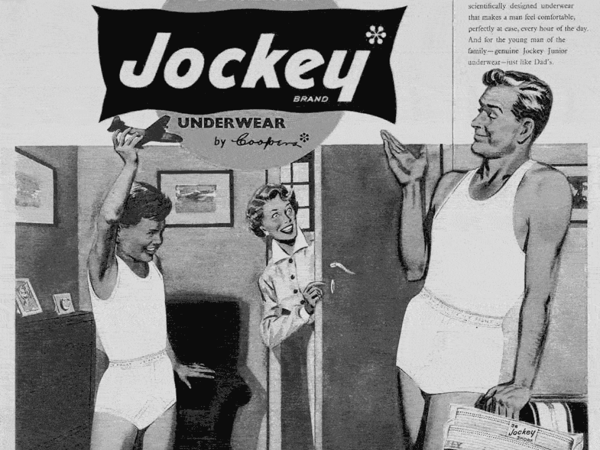 Jockey Underwear Figure • Antique Advertising