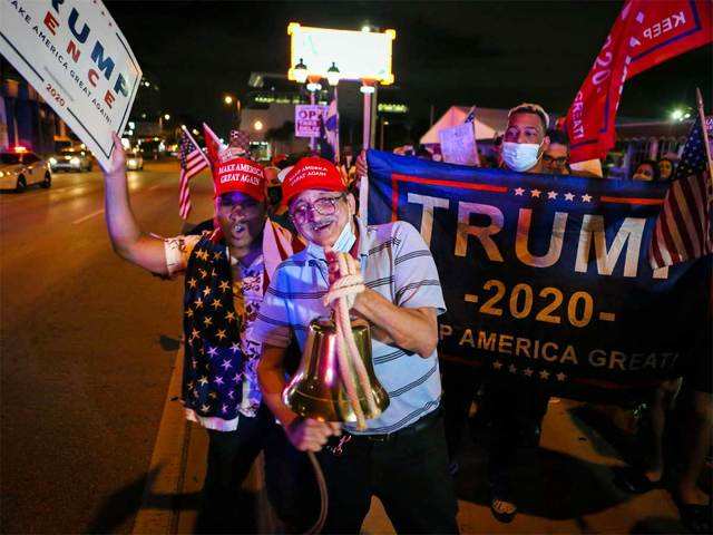 Trump supporters in Miami