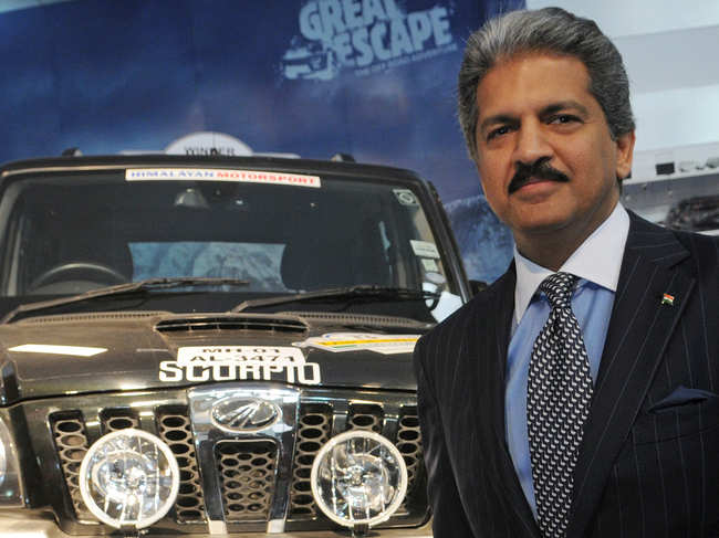 Anand Mahindra is a proud auto boss.