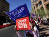 US Election: Trump supporters protest outside Arizona vote center