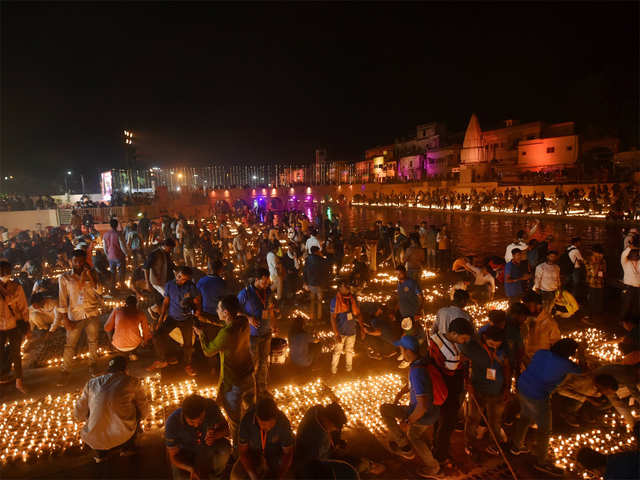 Ayodhya Deepotsav: Holy City Celebrates Ram's Homecoming, Lights Record 