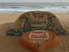 Odisha: Sudarsan Pattnaik dedicates sand art to soldiers on Diwali