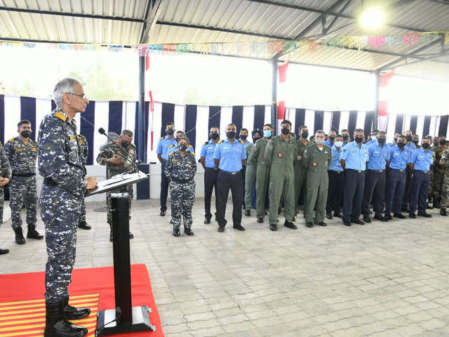 Navy Chief visits Nicobar