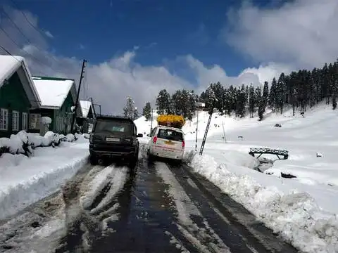 Gulmarg after fresh snowfall