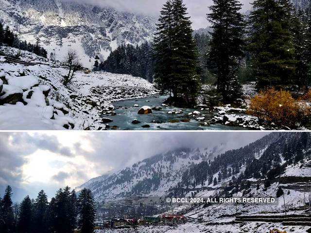 Beautiful Kashmir after snowfall