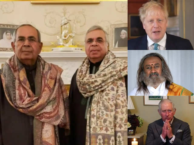 Hinduja Diwali Party Hindujas Diwali Bash Was All About Music Royalty Prince Charles Lights The Lamp Boris Johnson Sri Sri Ravishankar Address Guests Going Global Virtual The