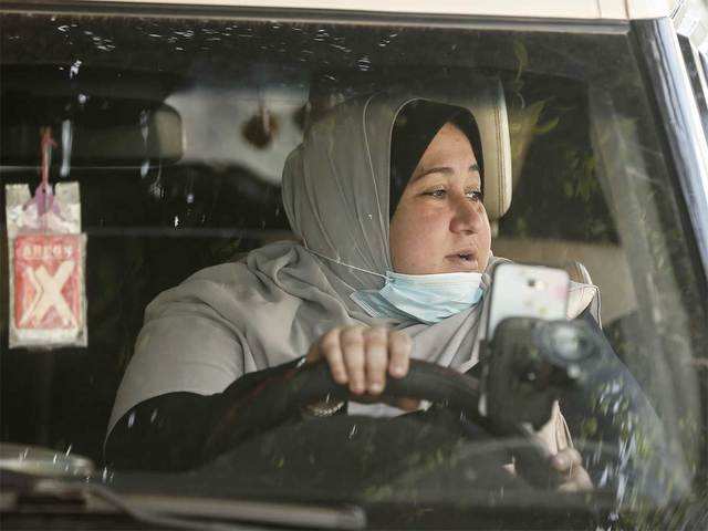 ​First female taxi driver in Gaza