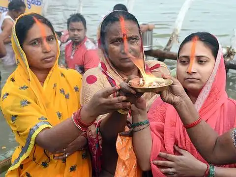 Chhath prayers in Patna Chhath prayers in Patna