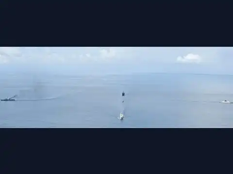 A naval exercise amid pandemic
