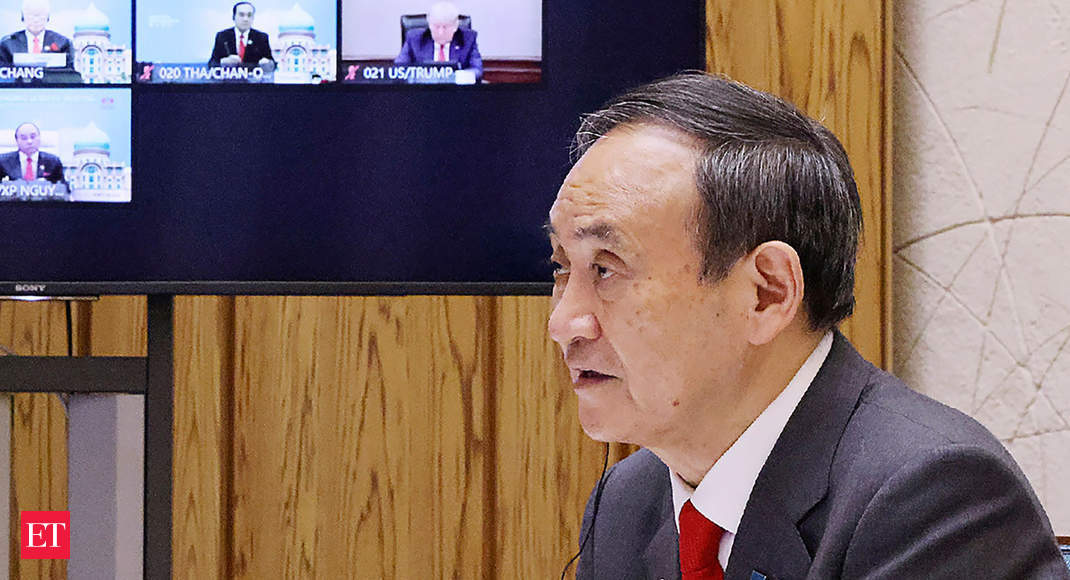 PM Suga says Japan to lead international efforts on climate change - Economic Times