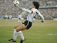 How Maradona refashioned the football field as a battlefield-cum-canvas  with his divine physicality - The Economic Times